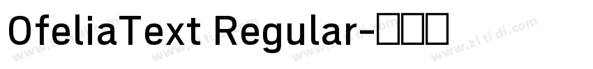 0feliaText Regular字体转换